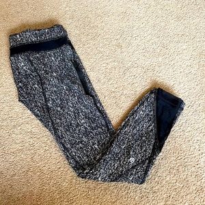 Lululemon Speckled Mesh Inspire Leggings